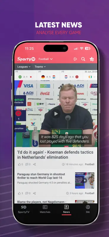 SportyTV: Live Sports Stream screenshot 6 of 7