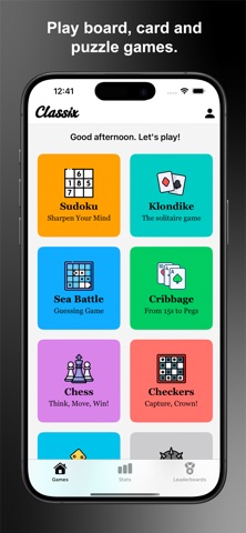 Classix Games iPhone screenshot