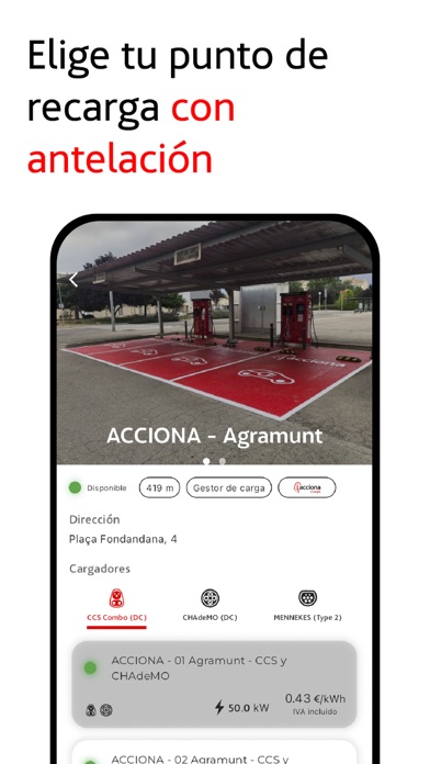 ACCIONA recarga EV Screenshot