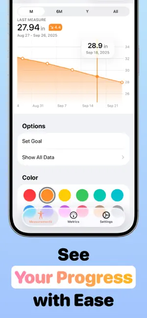 My Body Measurement Tracker screenshot 2