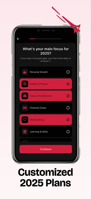 Year Goals screenshot 2
