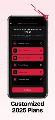 Year Goals screenshot