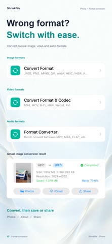 Video Compressor: ShrinkFile Screenshot 2 of 5