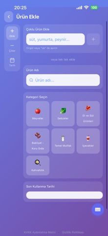 Buzdolabım App screenshot