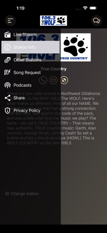 KWOF 106.3 screenshot