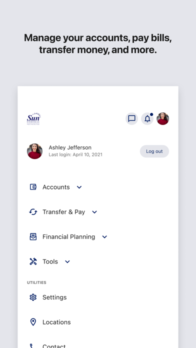 Sun Federal Credit Union iPhone screenshot 5 - Finance app