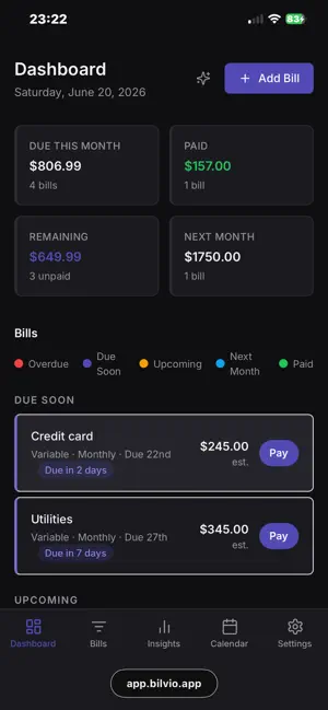 Bilvio screenshot 1