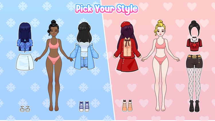 Paper Doll Makeover & Dress Up