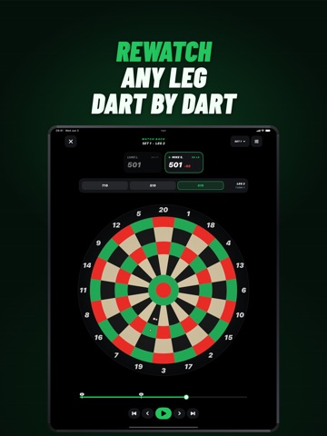 Dart Scorer: Dartboard iPad screenshot