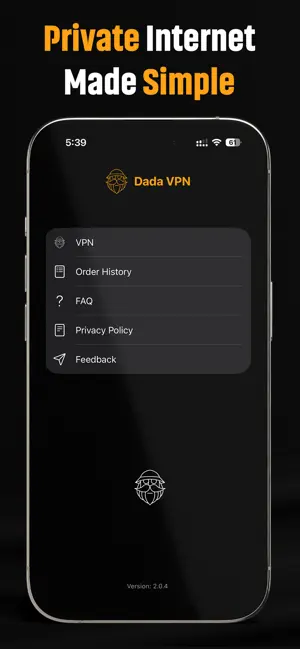 Dada VPN Tunnel screenshot 1