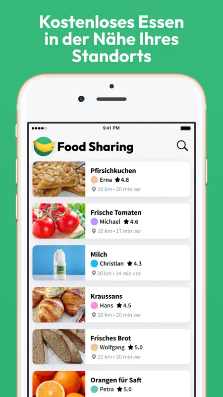 Food Sharing — essen teilen screenshot 2 of 4