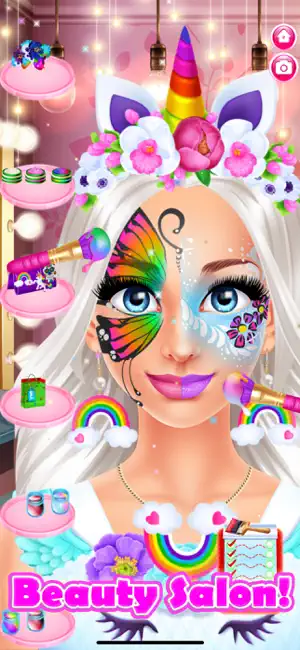 Face Paint Party: Makeup Game screenshot 1