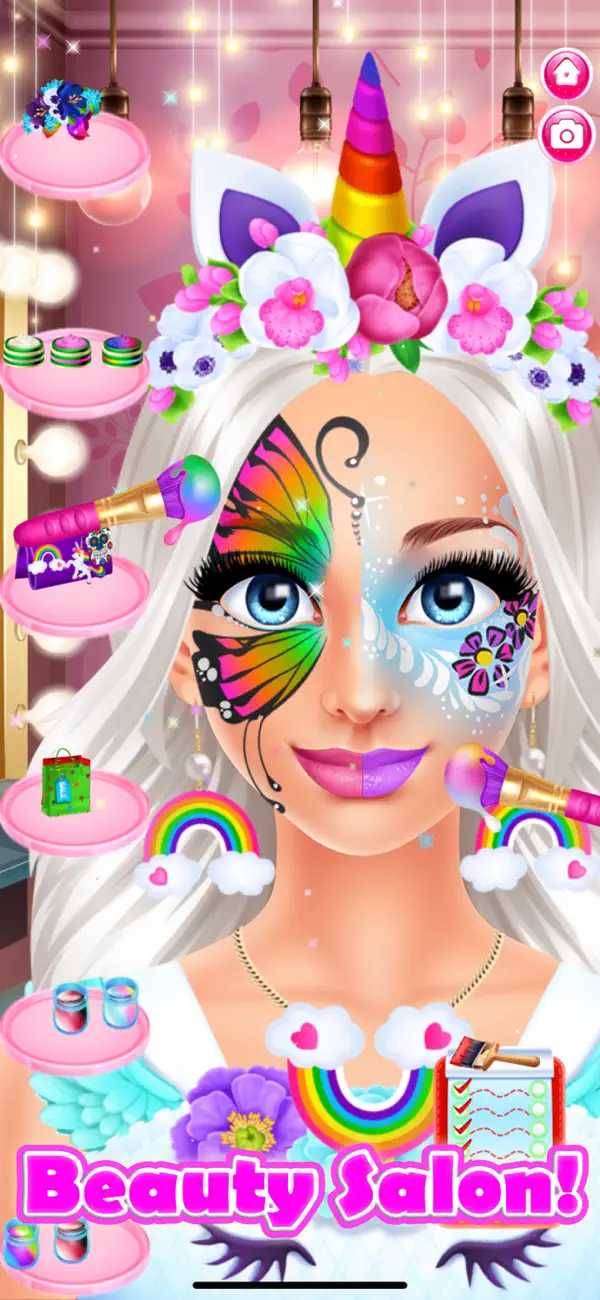 Screenshot #1 pour Face Paint Party: Makeup Game