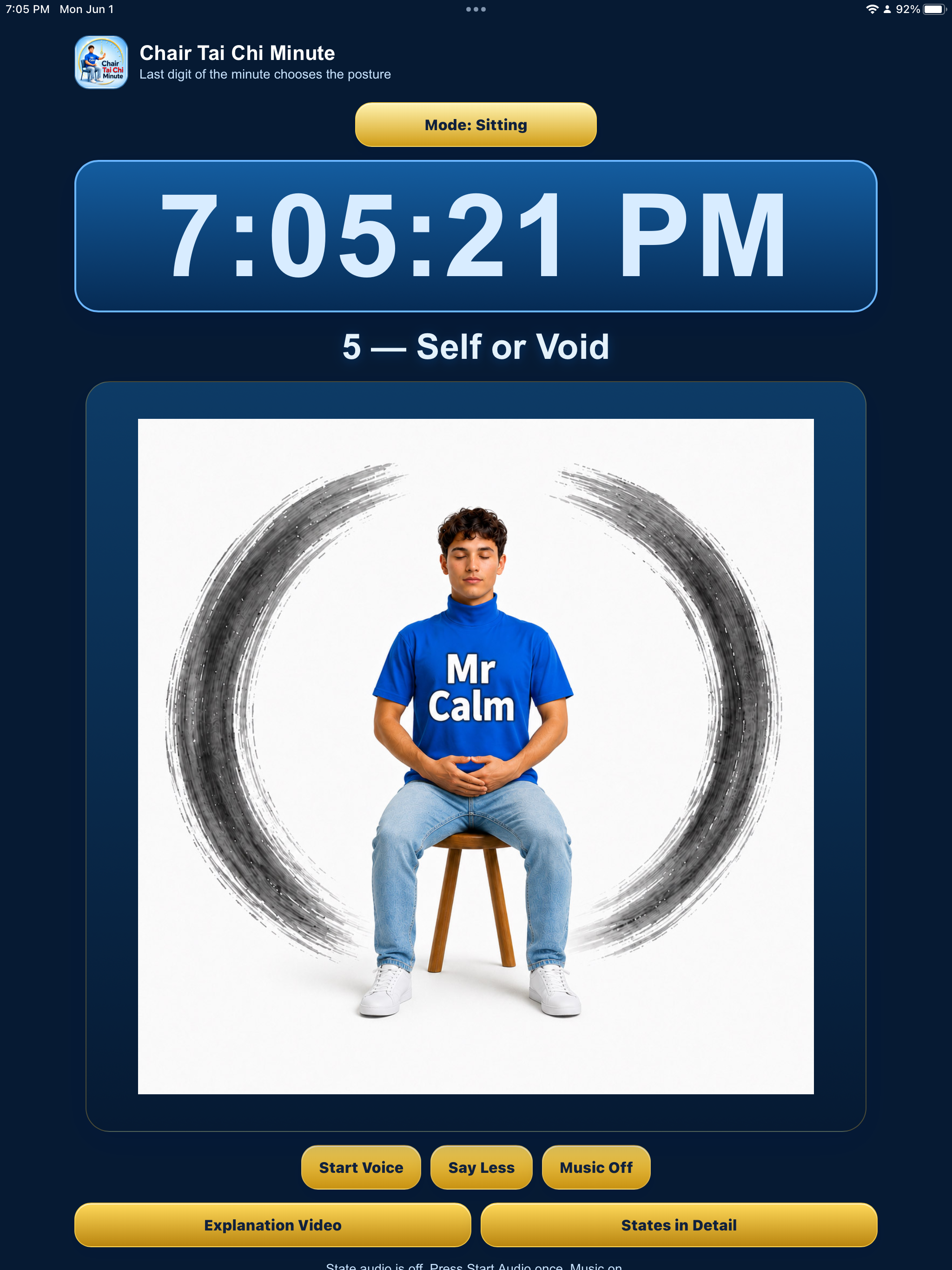 Chair Tai Chi Minute screenshot 4