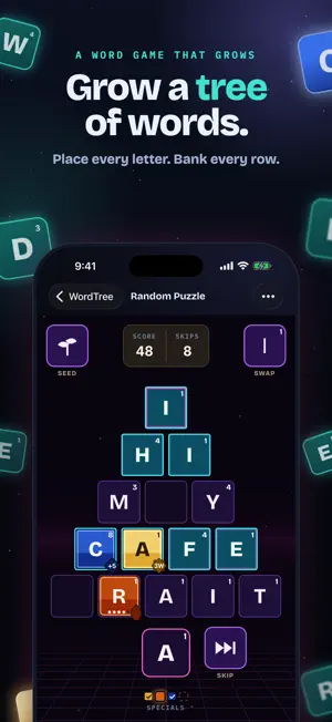WordTree - A Daily Word Puzzle screenshot 1
