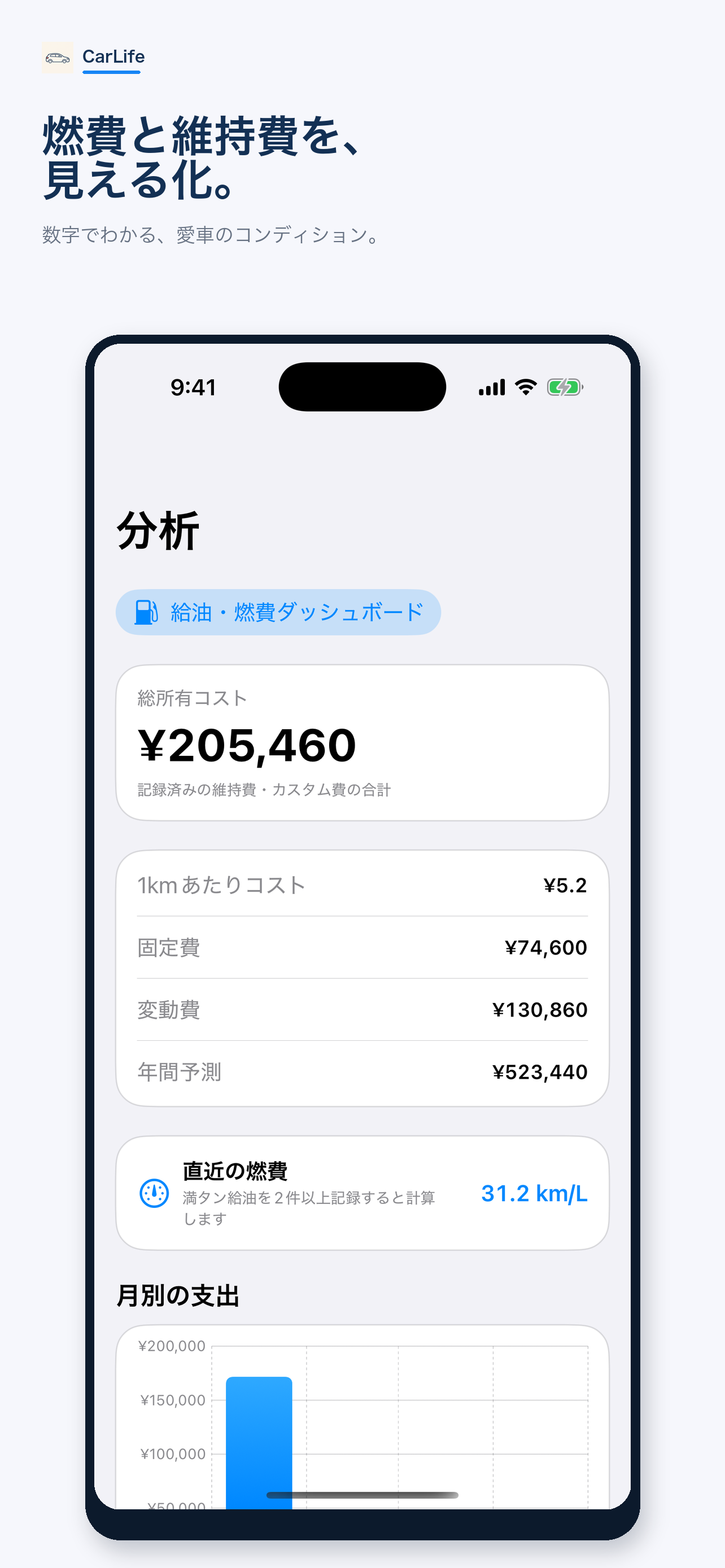 愛車管理アプリ CarLife screenshot 3