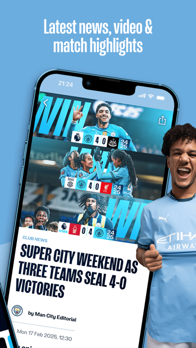 Manchester City Official App Screenshot
