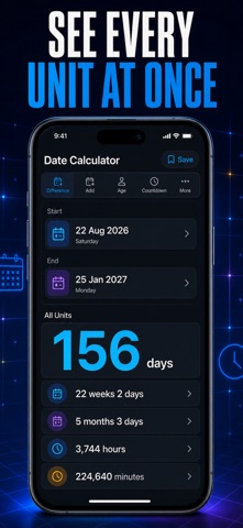 Date Calculator: Days Between Screenshot 2 of 10