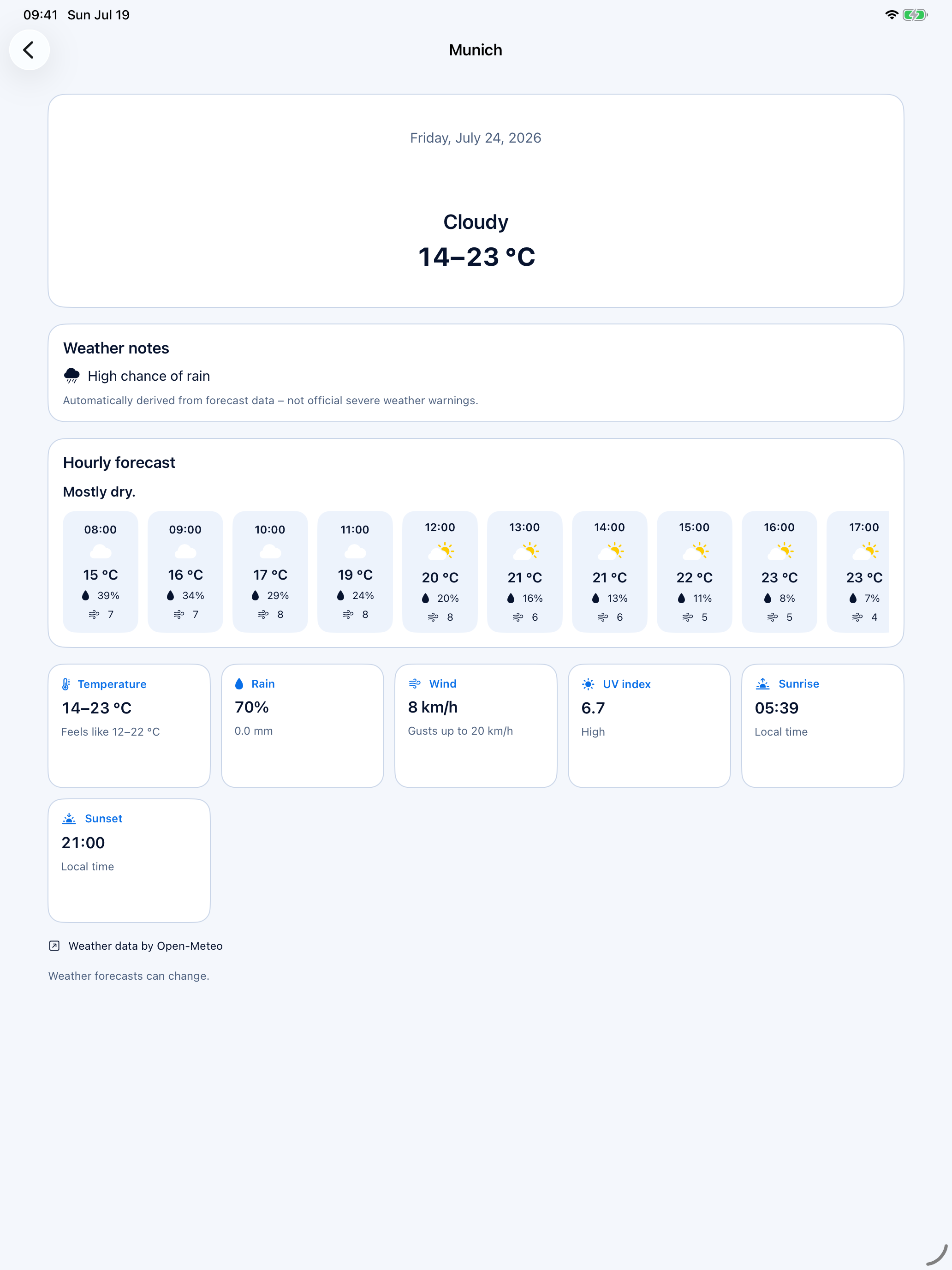 Weatherpilot screenshot 6