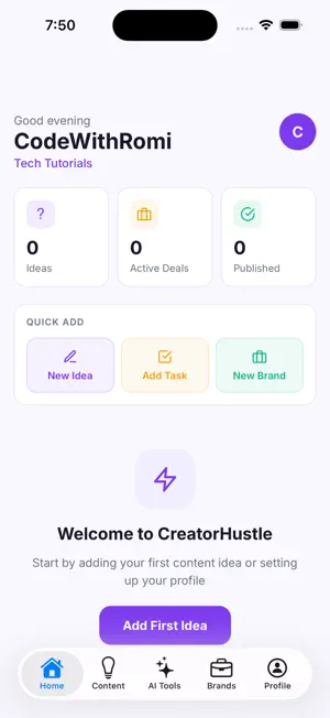 CreatorHustle: Content Planner screenshot 2