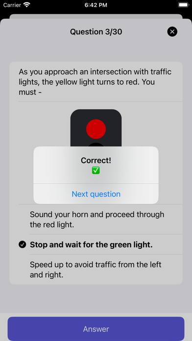 Riders Knowledge Test Screenshot