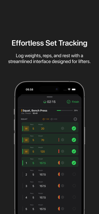 PWR: Powerlifting Tracker Screenshot 1 of 8