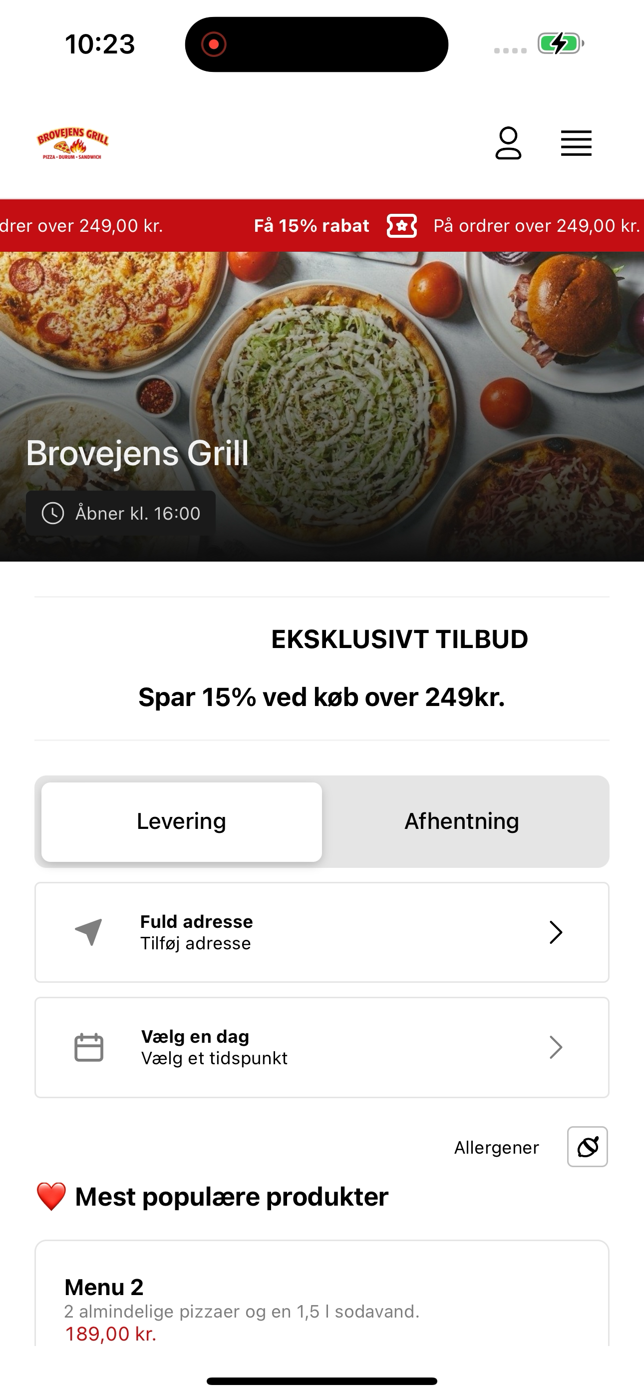 Brovejens Grill screenshot 3