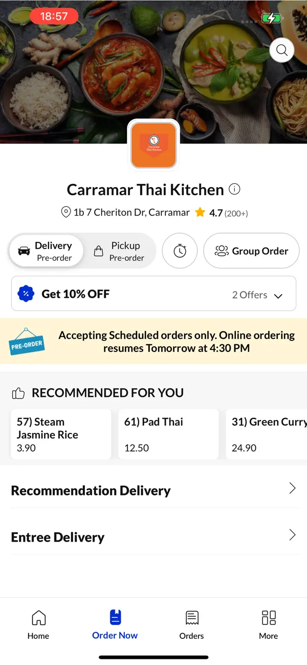 Screenshot #2 pour Carramar Thai Kitchen