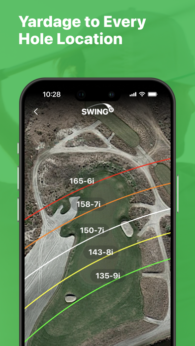 SwingU Golf GPS Range Finder Screenshot