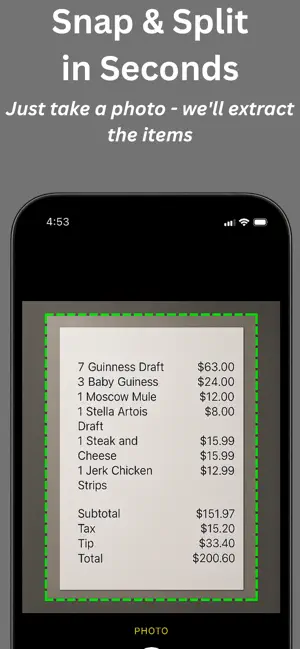 CheqM8s – Bill Splitter screenshot 1