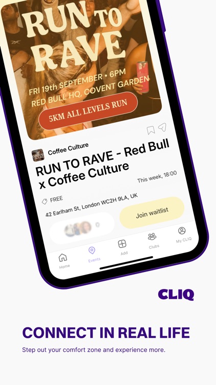 CLIQ - Meet People IRL