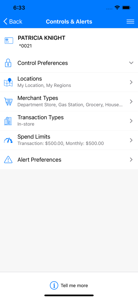 CardNav screenshot 3