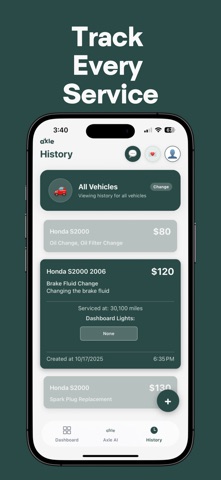 axle - Car Health Tracker screenshot