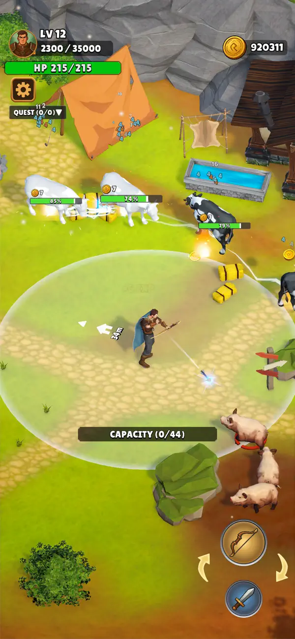 Portal Quest: Idle RPG Hack screenshot 2 - iOS game interface