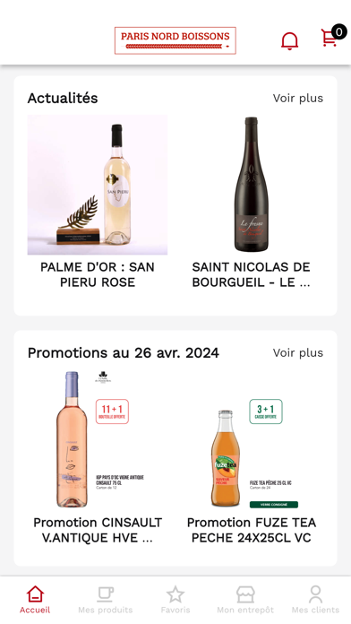 Paris Nord Boissons Screenshot