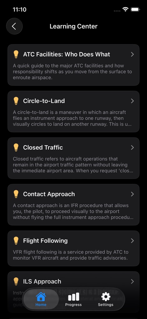 ATC Training: Pilot Comms - Education App | MWM