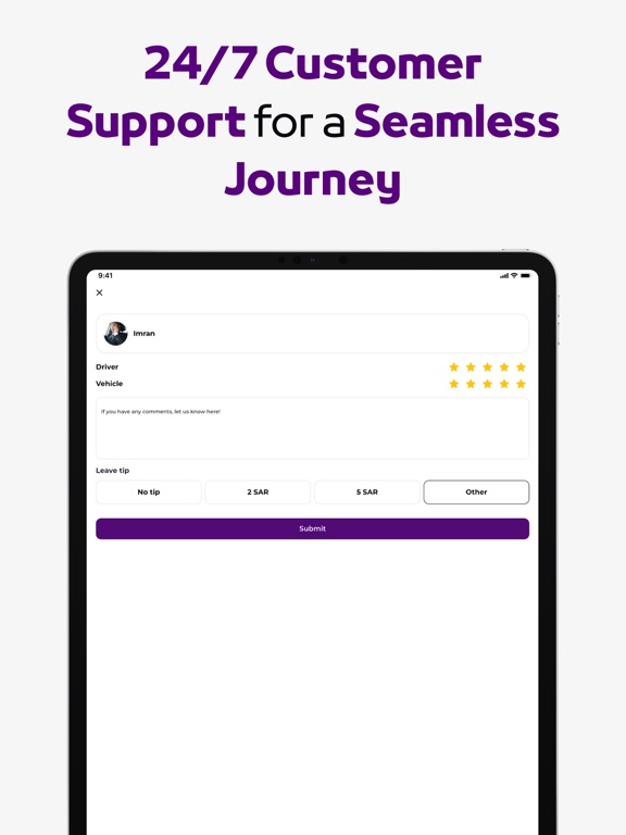 Yelo Limousine iPad screenshot 6 - Travel app