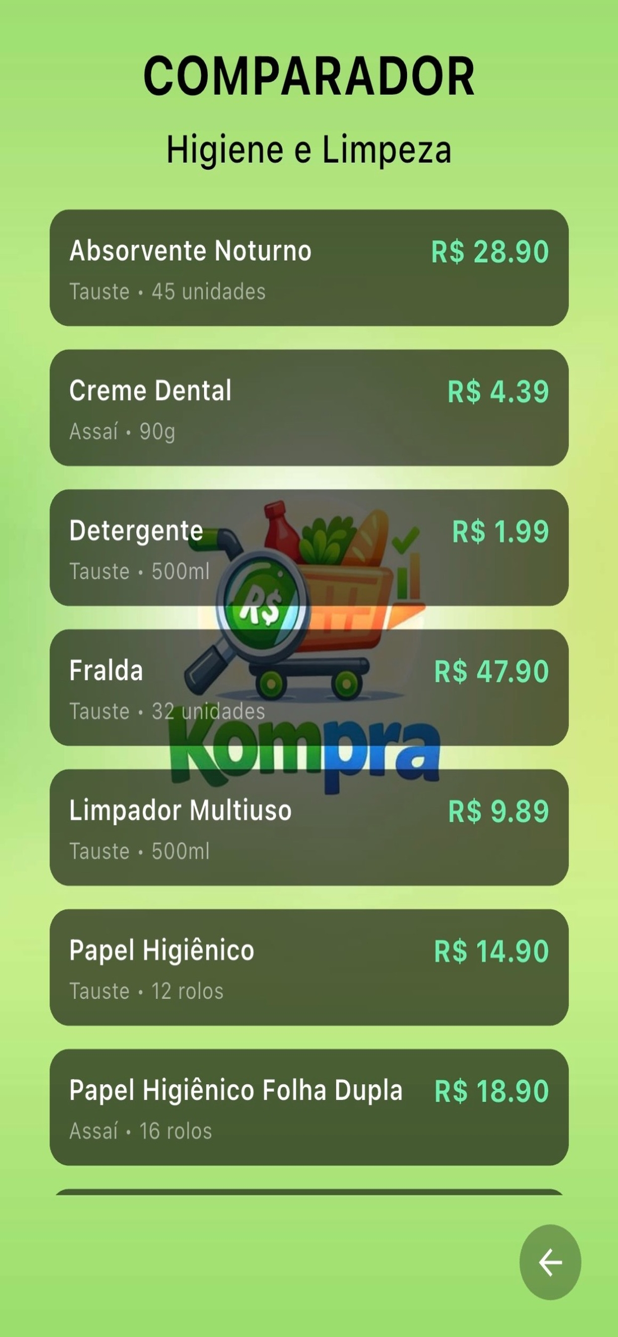 Kompra screenshot 5