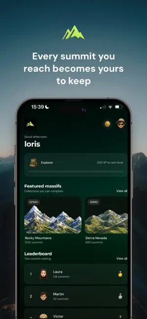 Hiko - Collect summits screenshot 2