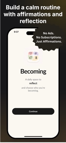 Daily Affirmations - Becoming Screenshot 1 of 6