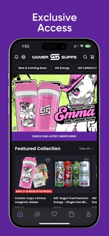 Gamer Supps iPhone screenshot