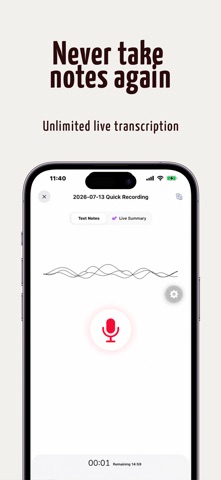 ThetaWave-AI Study Notes iPhone screenshot