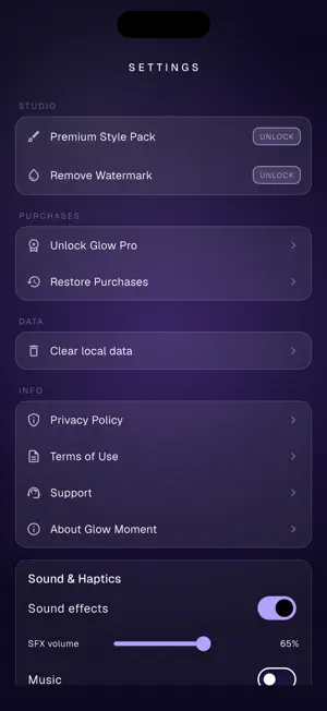 Glow Moment screenshot 3