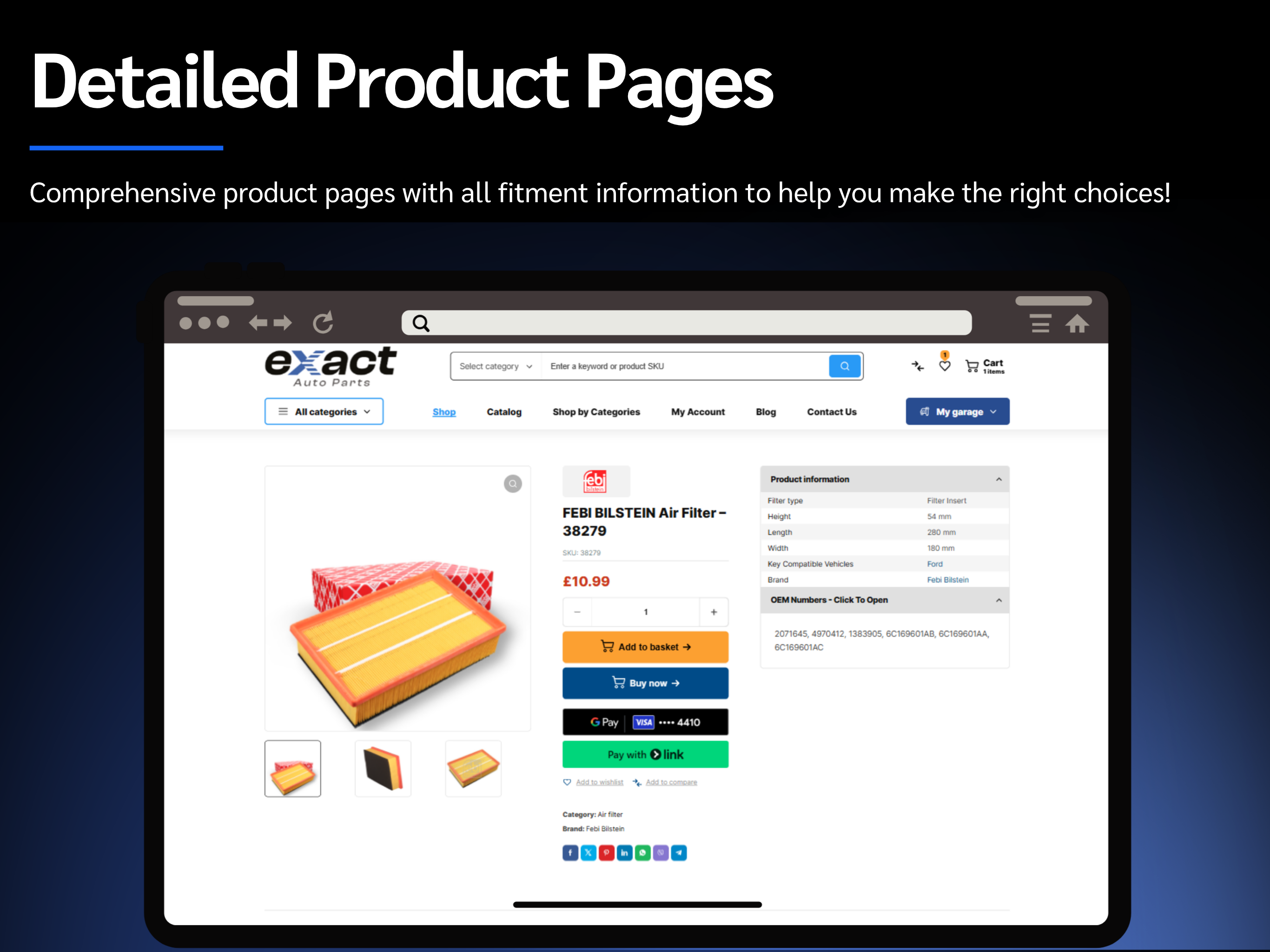 Exact Auto Parts screenshot 11