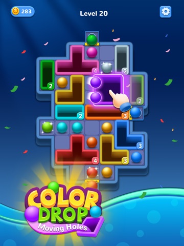 Color Drop :  Moving Holes iPad screenshot
