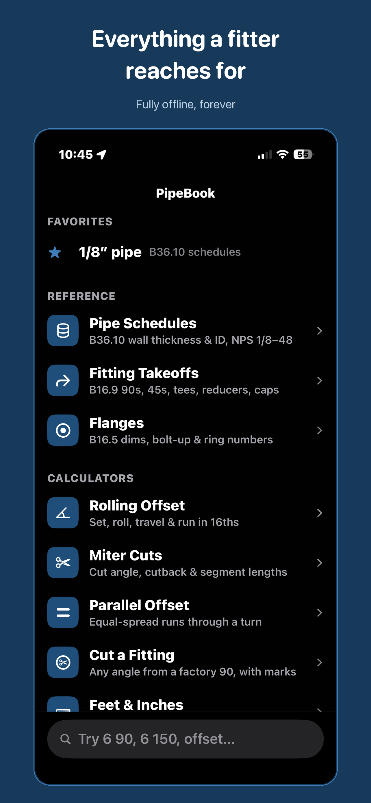 PipeBook: Pipefitter Reference screenshot 8
