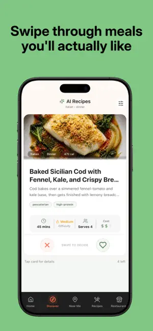 Meal Swipe - Meal Decider screenshot 2