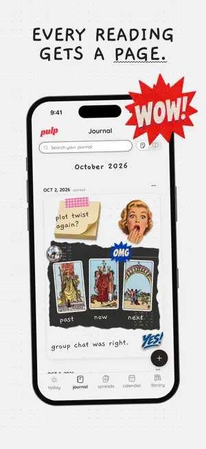 Pulp: Tarot Journal & Reading screenshot 3