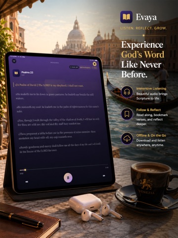 Evaya: Bible, Verses & Prayers iPad screenshot