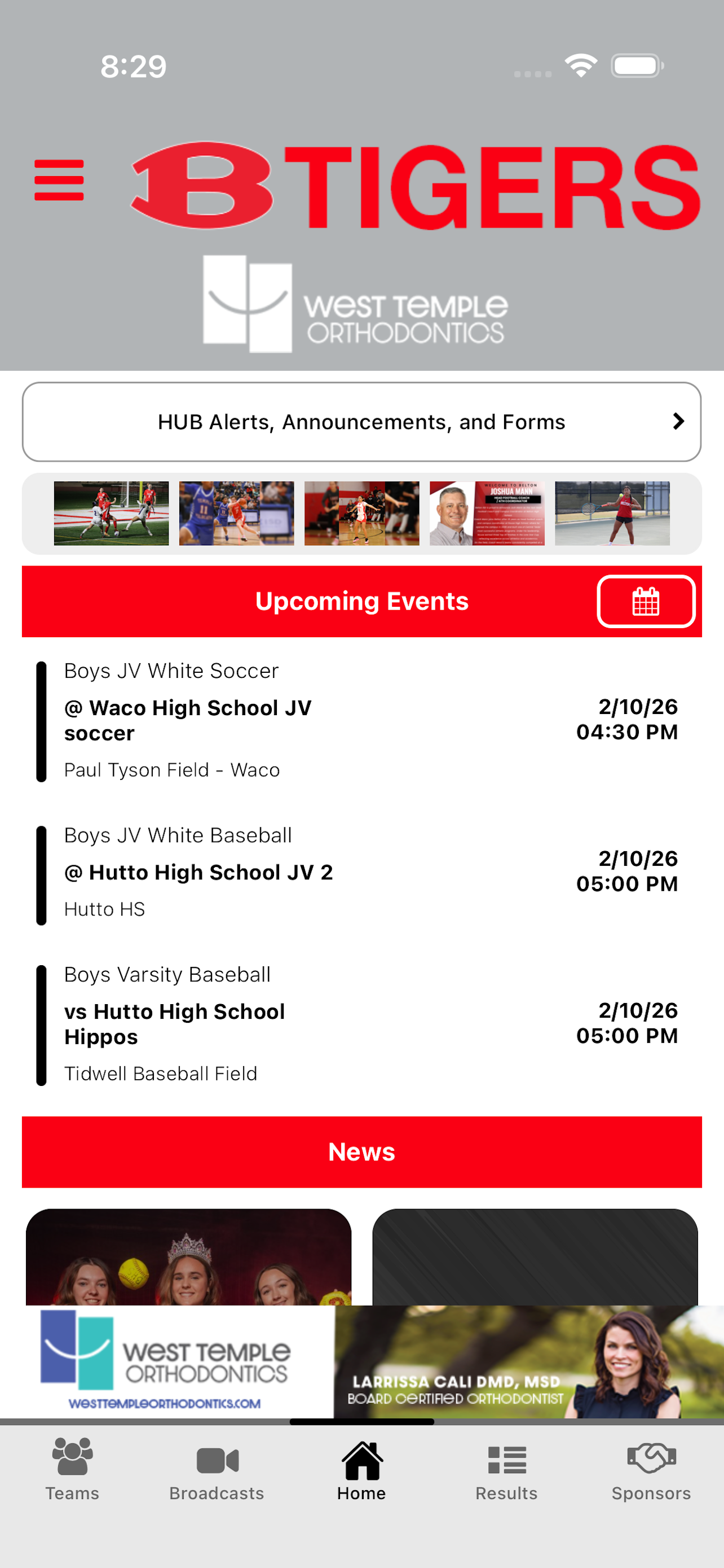 Belton ISD Athletics screenshot 3